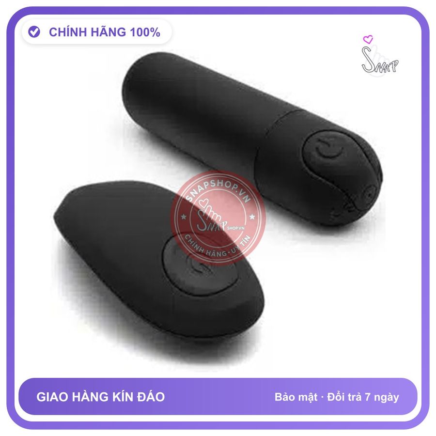 Trứng Rung Hình Viên Đạn Siêu Mạnh Điều Khiển Từ Xa chính hãng - 10 chế độ rung, sạc USB, silicone y tế - giao hàng che tên kín đáo