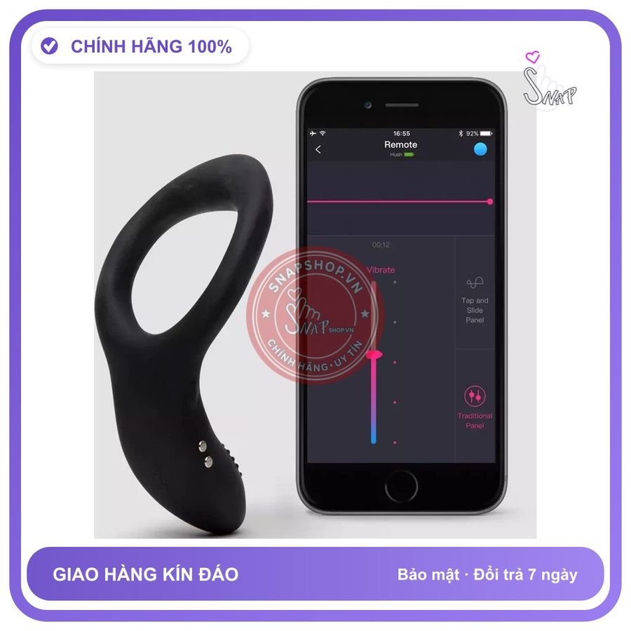 Vòng Rung Cho Nam Lovense Diamo Điều Khiển Từ chính hãng - điều khiển qua app, chất liệu an toàn cho da, dễ vệ sinh - giao hàng che tên kín đáo