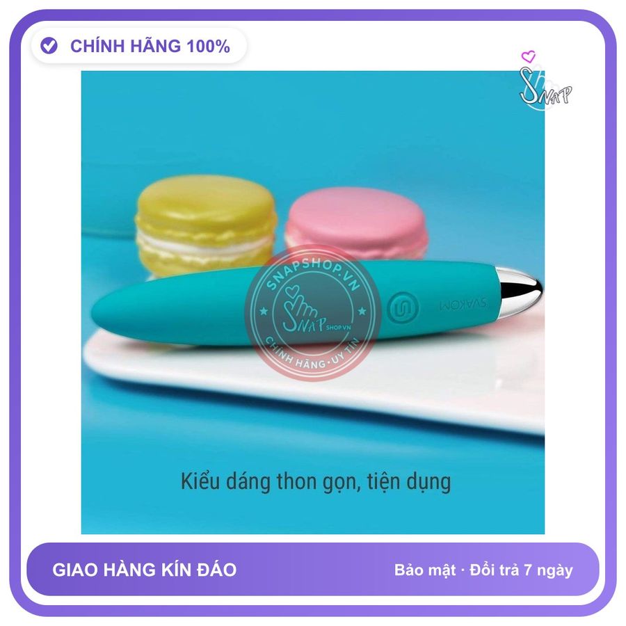 Svakom Daisy Thanh Rung Kích Thích Điểm G Sung Sướng Bất Tận chính hãng - 3 chế độ rung, sạc USB, silicone y tế - giao hàng che tên kín đáo
