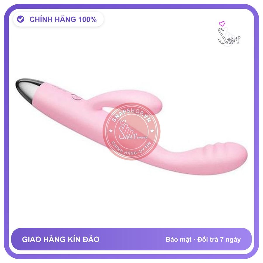 Dụng Cụ Massage Điểm G Svakom Coral Rung 2 Đầu chính hãng - sạc USB, silicone mềm mại, chất liệu an toàn cho da - giao hàng che tên kín đáo