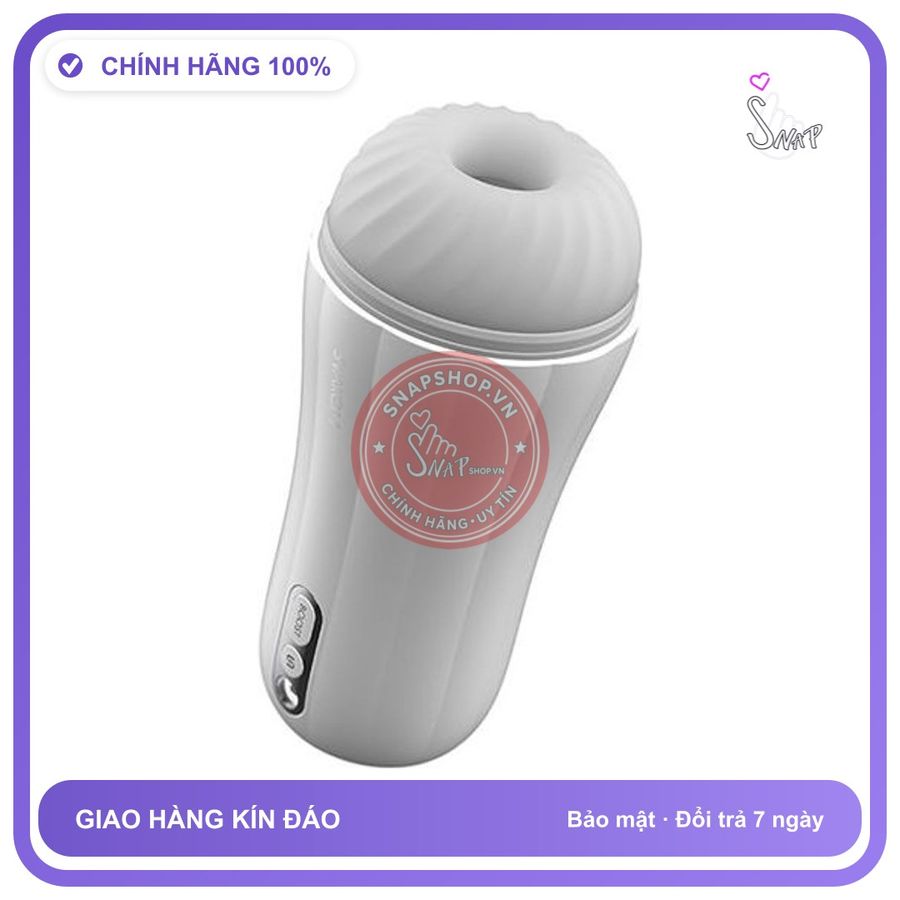 Cốc Chính Hãng Cao Cấp Svakom Robin - 5 chế độ rung, sạc USB, silicone mềm mại - giao hàng che tên kín đáo