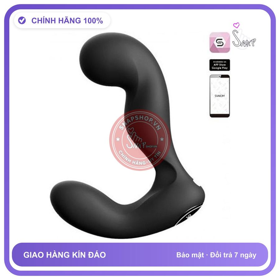 Svakom Iker Massage Hậu Môn Điều Khiển Từ Xa Qua App chính hãng - 7 chế độ rung, sạc USB, điều khiển qua app - giao hàng che tên kín đáo
