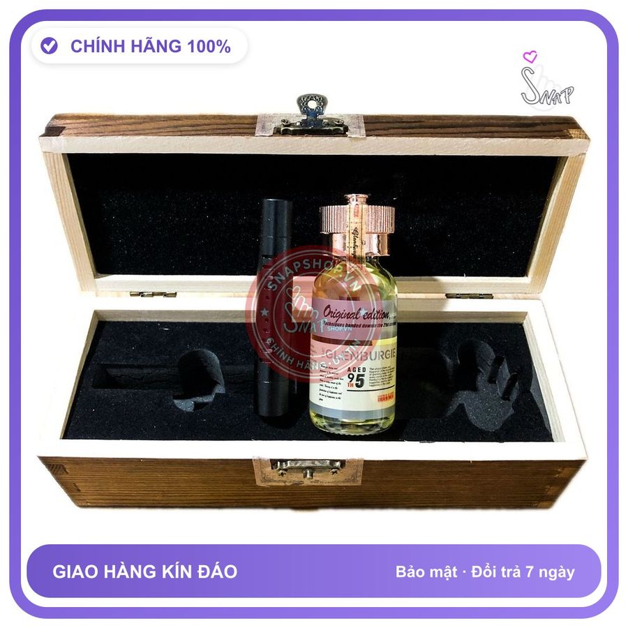 Popper Hộp Gỗ Glenburgie - 30ml - Chuẩn USA chính hãng - chai 30ml, hương dịu không nồng, hàng chuẩn nhập khẩu - giao hàng che tên kín đáo