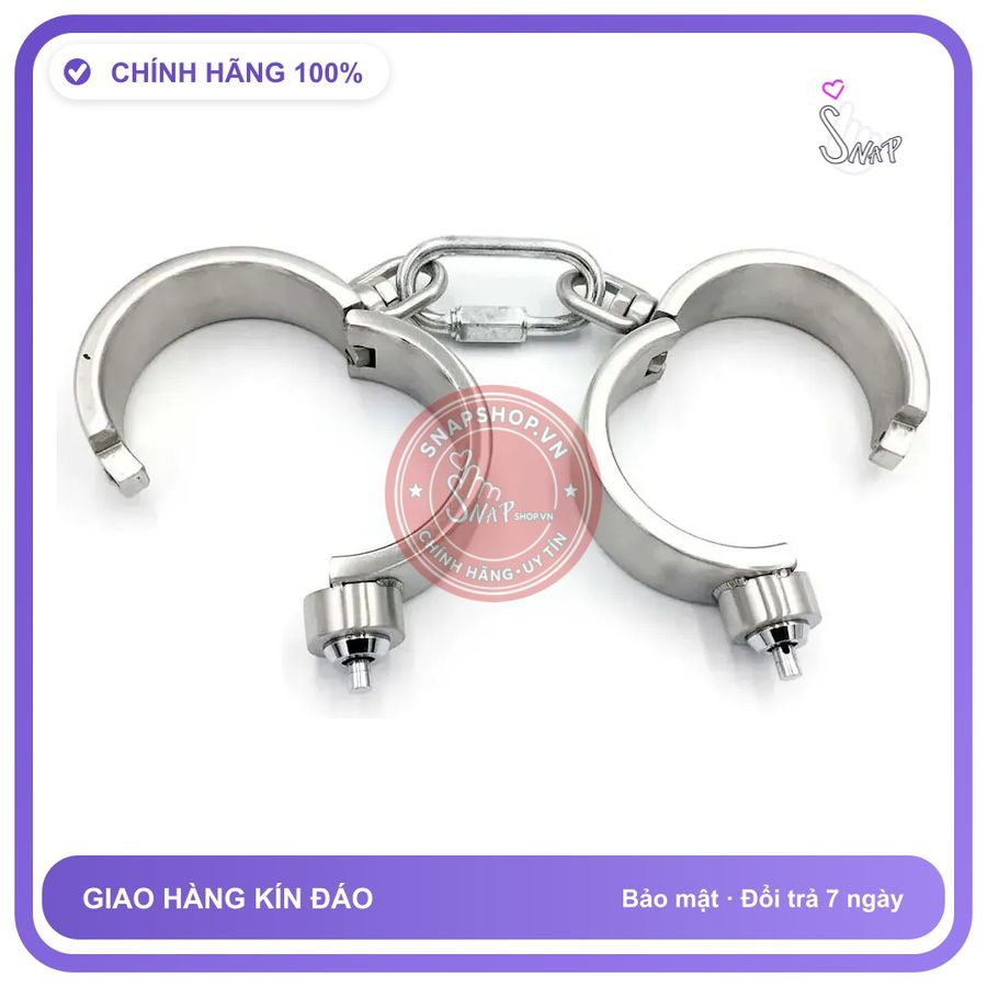 Khóa Cổ Tay Người Phục Tùng Của Bạn Bằng chính hãng - chất liệu an toàn cho da, dễ vệ sinh, êm ái khi dùng - giao hàng che tên kín đáo