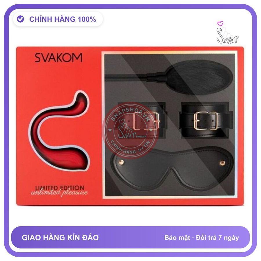 Tận Hưởng Đầy Sự Khoái Lạc Với BDSM Cao Cấp Svakom chính hãng - silicone mềm mại, chất liệu an toàn cho da, dễ vệ sinh - giao hàng che tên kín đáo