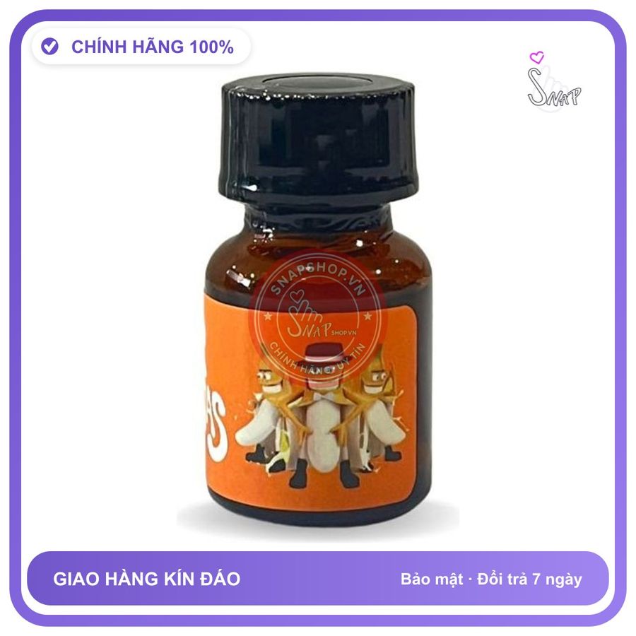 Popper Sir Bananas 10ml Siêu Cute, Vui Vẻ, Feel Tê chính hãng - chai 10ml, hương dịu không nồng, hàng chuẩn nhập khẩu - giao hàng che tên kín đáo
