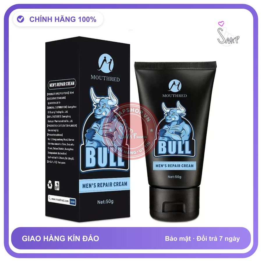 Gel Tăng Kích Thước BULL chính hãng - chất liệu an toàn cho da, dễ vệ sinh, êm ái khi dùng - giao hàng che tên kín đáo