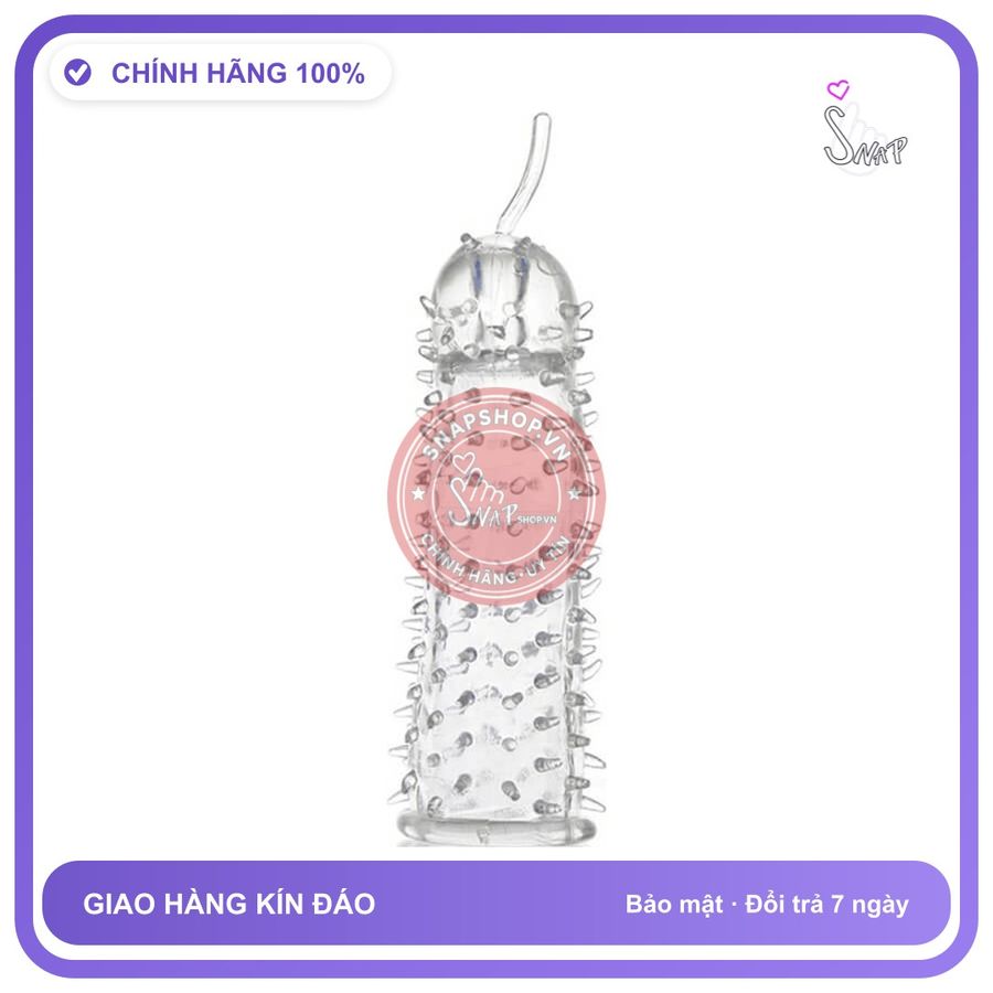 Bao Cao Su Đôn Dên Gai Râu Nhật Bản chính hãng - có gai nổi, ôm sát cảm giác thật, chất liệu latex an toàn - giao hàng che tên kín đáo