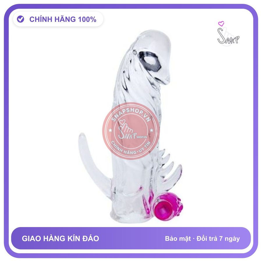 Bao Cao Su Đôn Dên Rung Có Gai chính hãng - có gai nổi, hỗ trợ kéo dài, ôm sát cảm giác thật - giao hàng che tên kín đáo