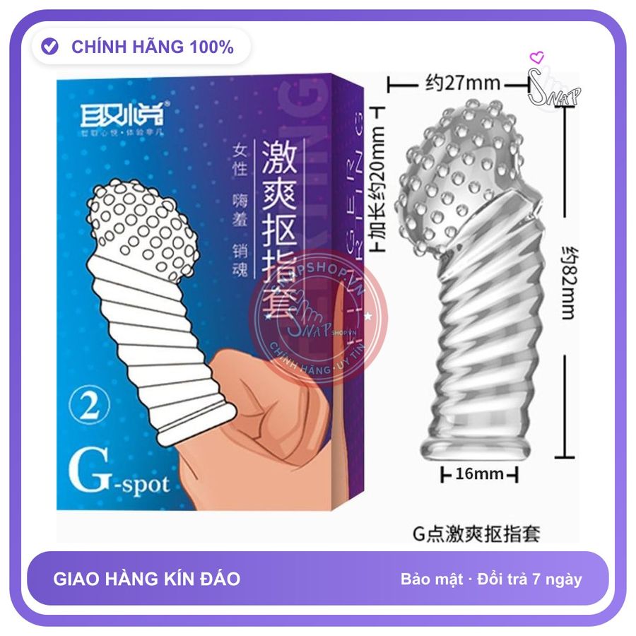 Bao Cao Su Đôn Dên Ngón Tay Lala (Mẫu Số 7) chính hãng - ôm sát cảm giác thật, chất liệu latex an toàn, hàng nhập khẩu - giao hàng che tên kín đáo