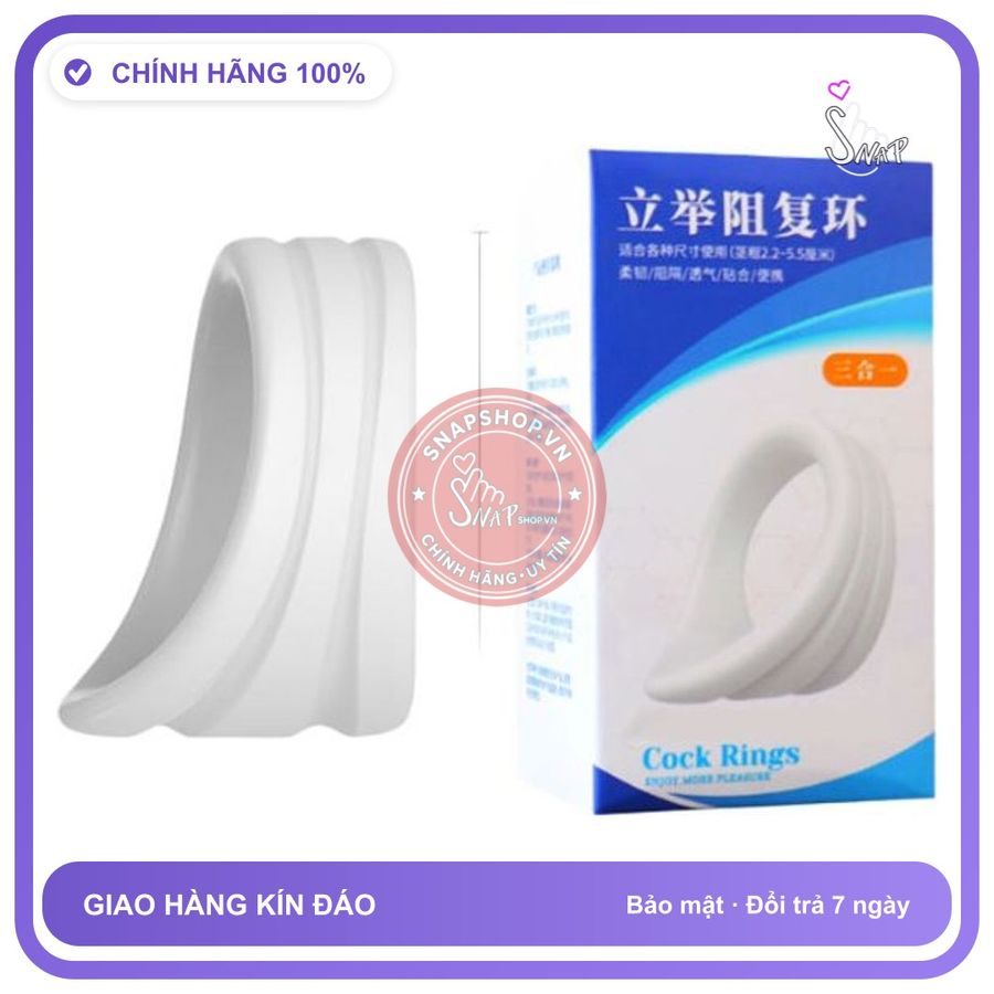 Vòng Silicone Đeo YUEMIN Cockring chính hãng - silicone mềm mại, chất liệu an toàn cho da, dễ vệ sinh - giao hàng che tên kín đáo