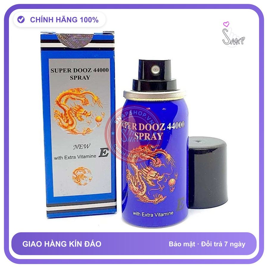 Chai Xịt Đức Rồng Xanh Super Dooz 44000 - 45ml chính hãng - kéo dài thời gian, thấm nhanh không nhờn rít, dùng trước khi quan hệ - giao hàng che tên kín đáo