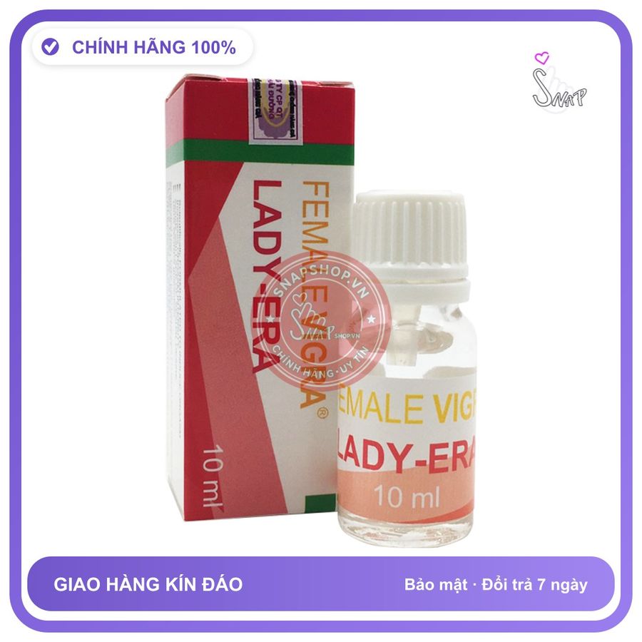 LADY ERA Hỗ Trợ Sinh Lý Nữ - Hàng USA Dạng Nước chính hãng - chất liệu an toàn cho da, dễ vệ sinh, êm ái khi dùng - giao hàng che tên kín đáo