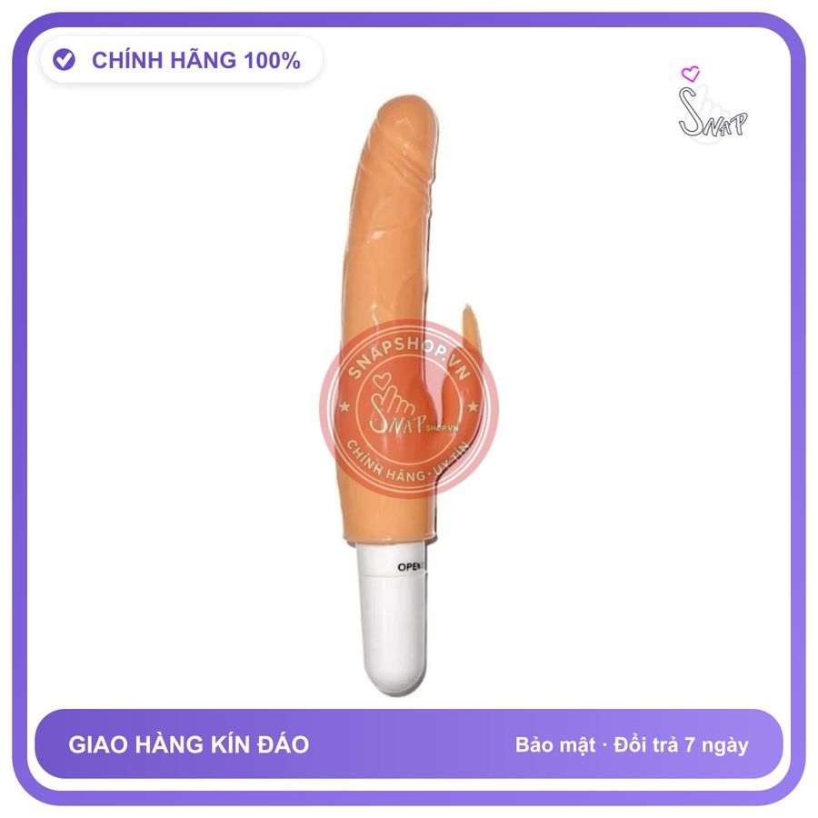 Dương Vật Giả 1 Pin Màu Da - Baile chính hãng - silicone mềm mại, chất liệu an toàn cho da, dễ vệ sinh - giao hàng che tên kín đáo