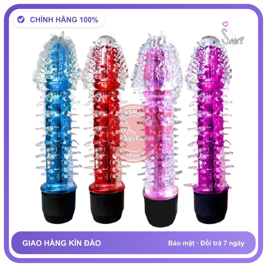 Dương Vật Giả Có Gai Rung Siêu Mềm Baile chính hãng - chất liệu an toàn cho da, dễ vệ sinh, êm ái khi dùng - giao hàng che tên kín đáo