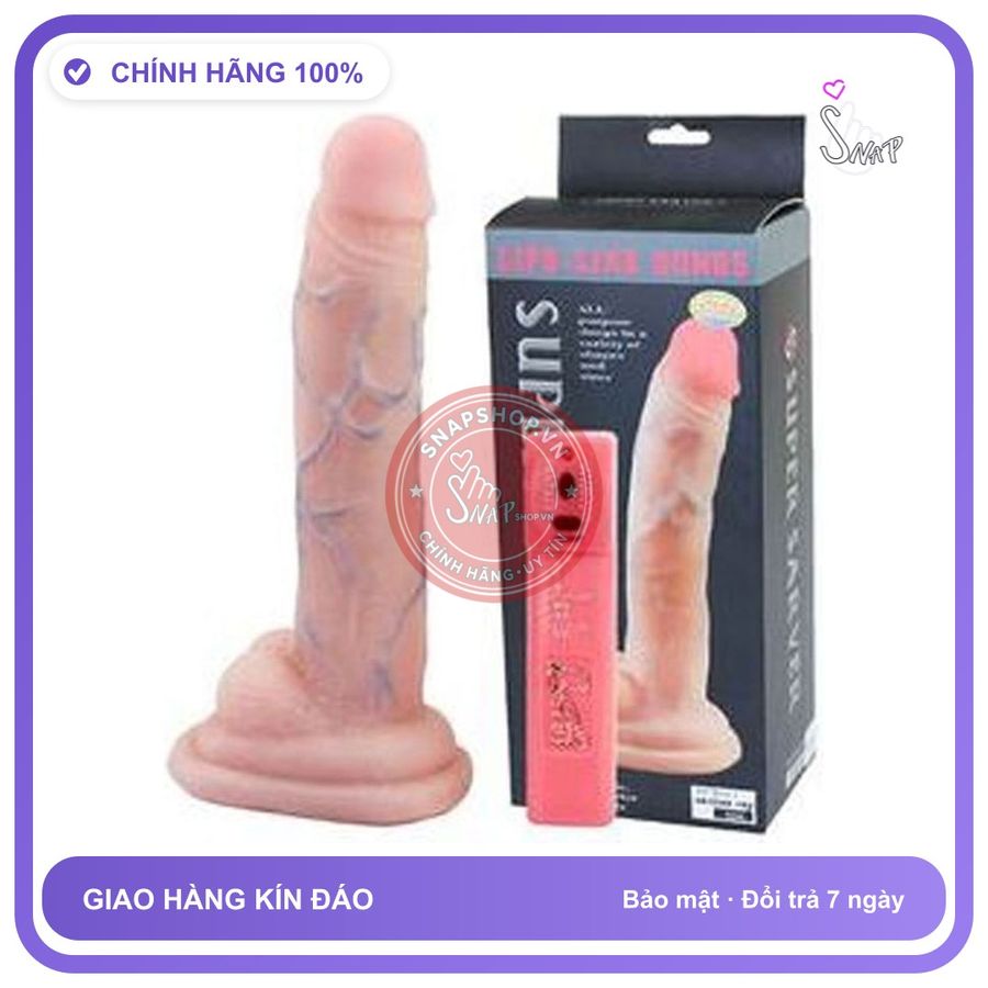 Dương Vật Giả Size Khủng Baile chính hãng - 7 chế độ rung, sạc USB, chất liệu an toàn cho da - giao hàng che tên kín đáo