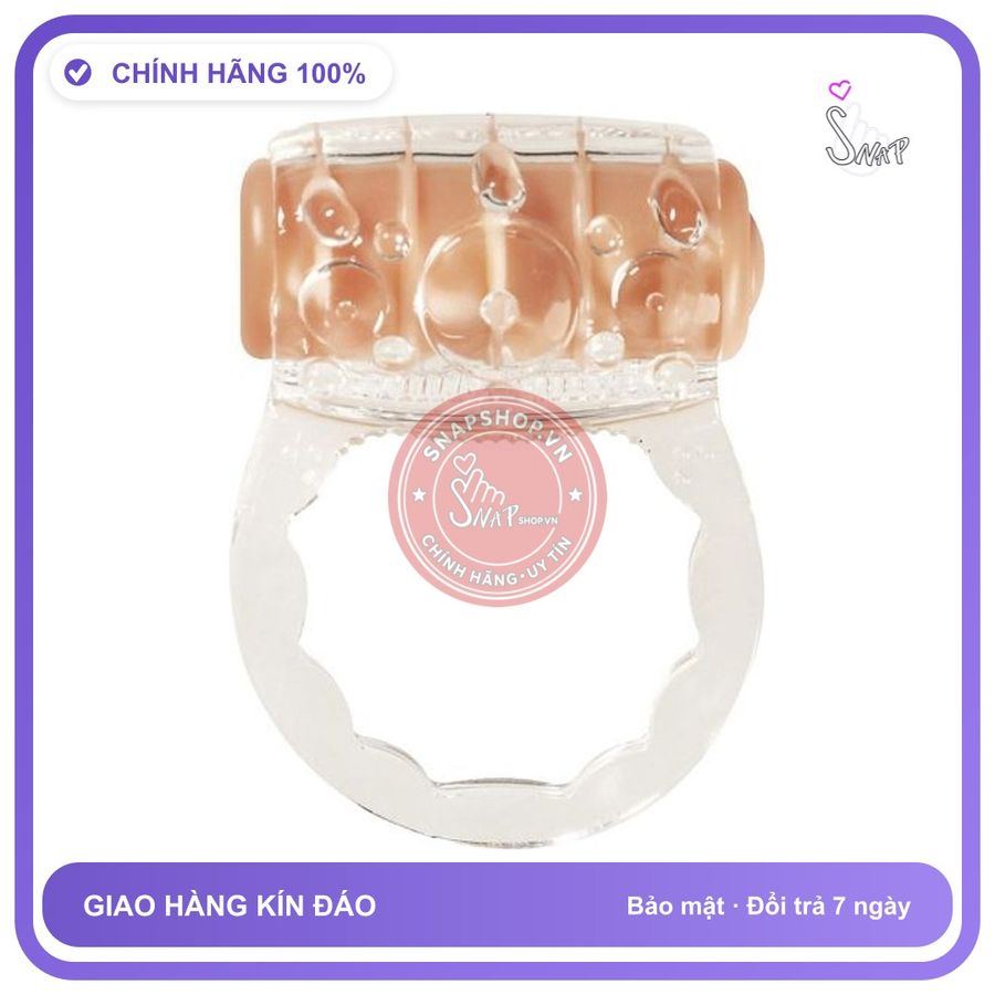 Vòng Rung Đeo Dương Vật Dây Mỏng chính hãng - silicone cao cấp, chất liệu an toàn cho da, dễ vệ sinh - giao hàng che tên kín đáo