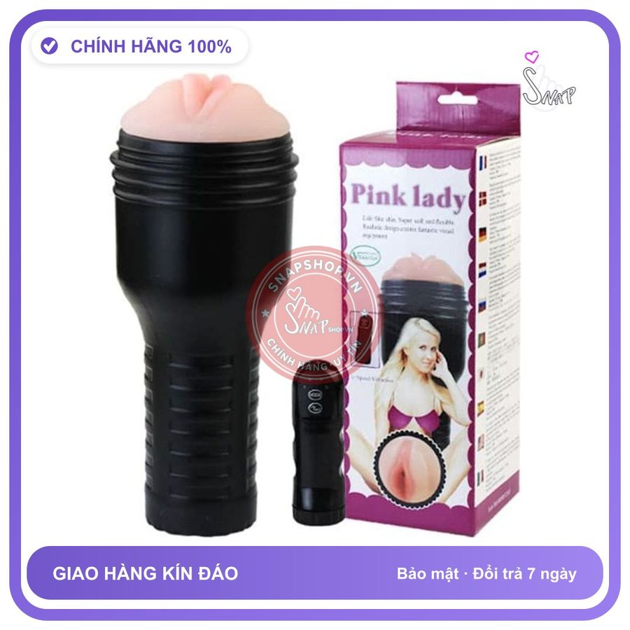 Âm Đạo Giả Đèn Pin Baile Pink Lady 7 Chế Độ Rung chính hãng - silicone cao cấp, chất liệu an toàn cho da, dễ vệ sinh - giao hàng che tên kín đáo