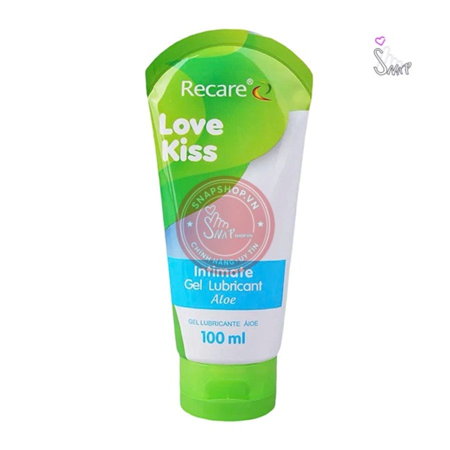 Gel bôi trơn chiết xuất nha đam Recare Love Kiss 100ml chính hãng - dung tích 100ml, dịu nhẹ an toàn cho da, dễ rửa sạch - giao hàng che tên kín đáo
