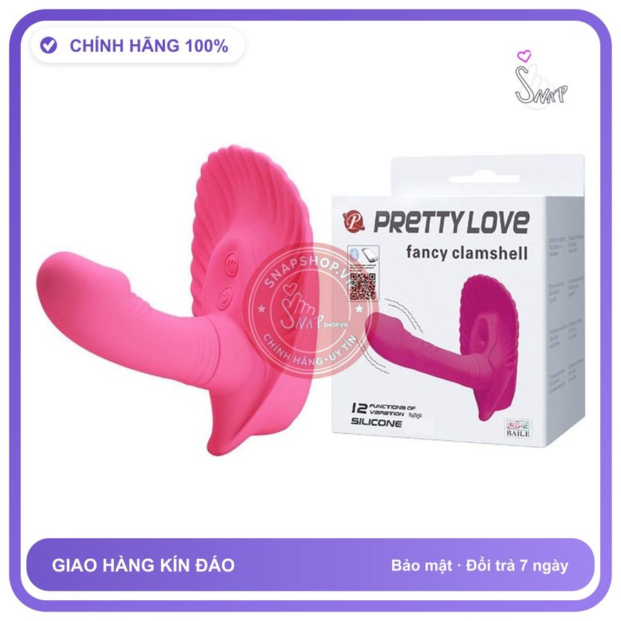 Dương Vật Giả Đa Năng Fancy Clamshell chính hãng - silicone mềm mại, chất liệu an toàn cho da, dễ vệ sinh - giao hàng che tên kín đáo