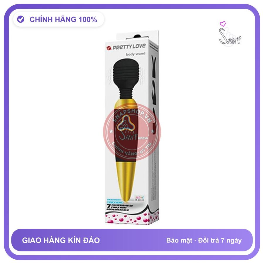 Máy Mát Xa Điểm G Body Wand Pretty Love Baile chính hãng - sạc usb, silicone y tế, chất liệu an toàn cho da - giao hàng che tên kín đáo