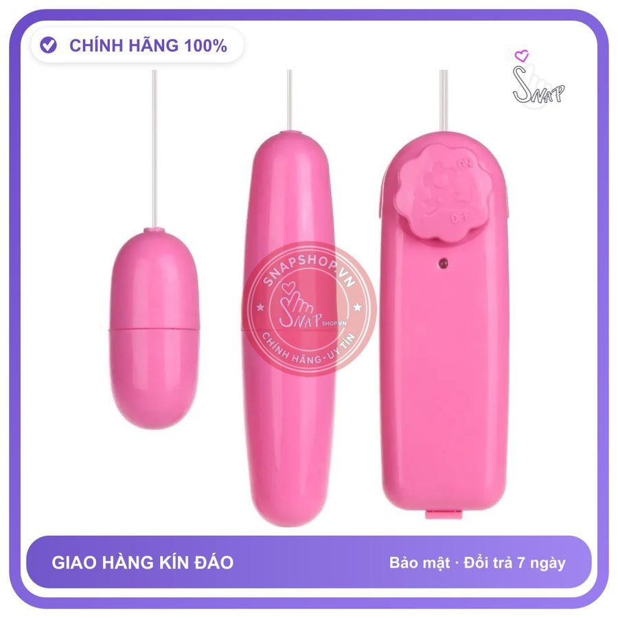 Trứng Rung Tình Yêu - Rẻ 2 Đầu (Cà chính hãng - sạc USB, chống nước, chất liệu an toàn cho da - giao hàng che tên kín đáo
