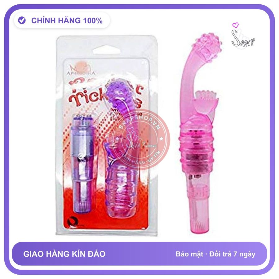 Máy Rung Tình Yêu Mini Rocket Ticklers chính hãng - silicone mềm mại, chất liệu an toàn cho da, dễ vệ sinh - giao hàng che tên kín đáo