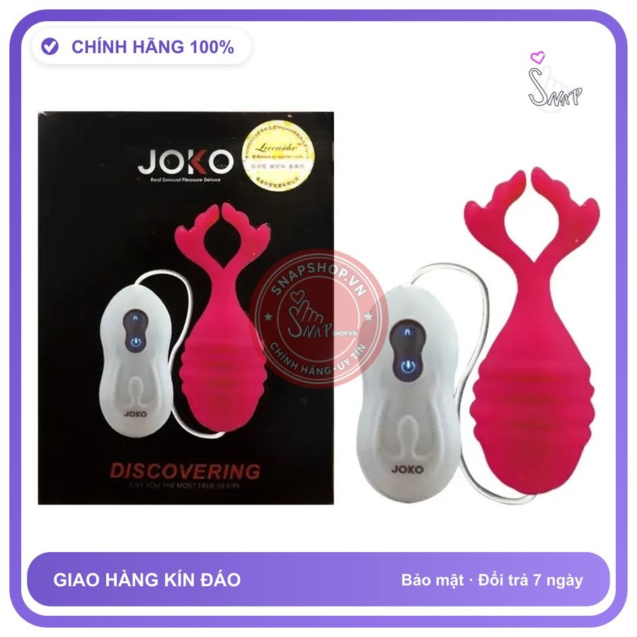 Trứng Rung Tình Yêu Joko Giúp Kích Thích chính hãng - 10 chế độ rung, silicone mềm, chất liệu an toàn cho da - giao hàng che tên kín đáo