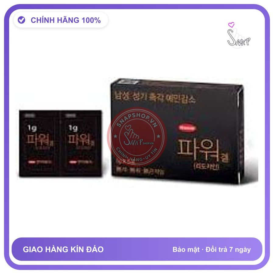 Gel Hàn Quốc Power 1gram Hanmi Kéo Dài Thời Gian 2 tem chính hãng - thấm nhanh không nhờn rít, dùng trước khi quan hệ, nhỏ gọn dễ mang theo - giao hàng che tên kín đáo