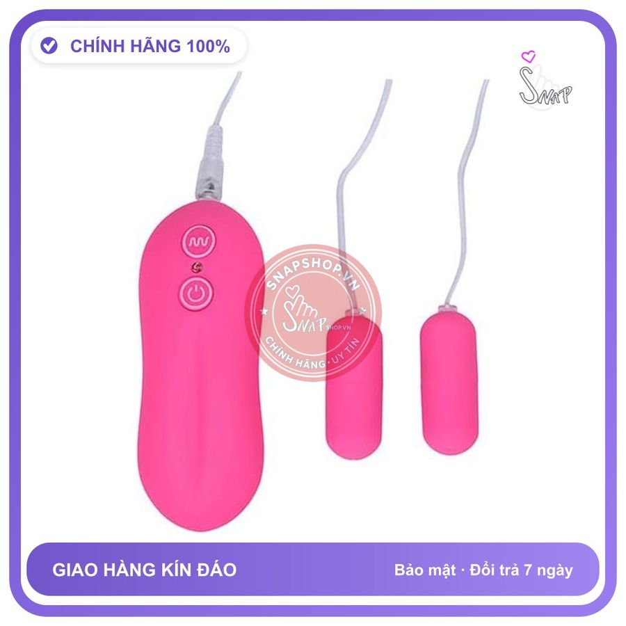 Trứng Rung Tình yêu M Love Mini 10 Chế Độ chính hãng - 10 chế độ rung, sạc USB, chất liệu an toàn cho da - giao hàng che tên kín đáo
