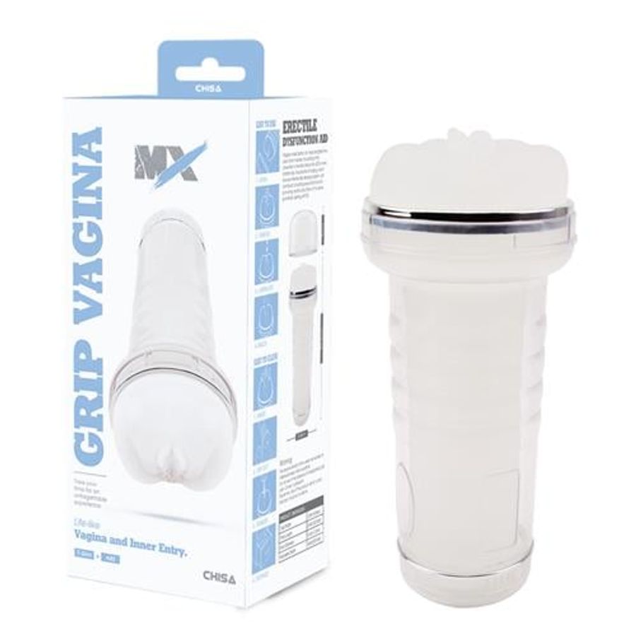 Âm Đạo Giả Cốc MX Grip Vagina Trong Suốt chính hãng - chất liệu an toàn cho da, dễ vệ sinh, êm ái khi dùng - giao hàng che tên kín đáo