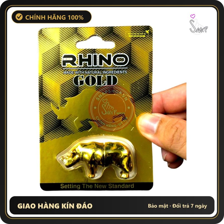 (Che Tên) Rhino Gold Vỉ 1 Viên 328180 - Snapshop