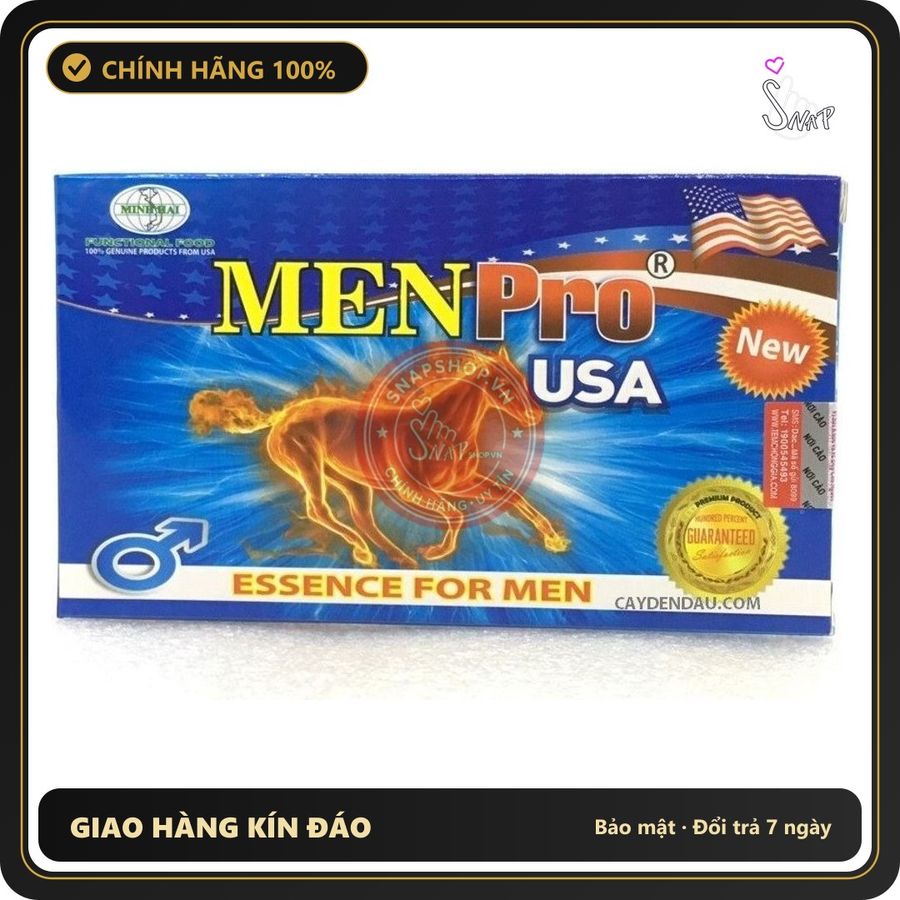 (Che Tên) Viên Uống MenPro – Tăng Cường Sức Khỏe Nam Giới 328201 Giao Nhanh Toàn Quốc