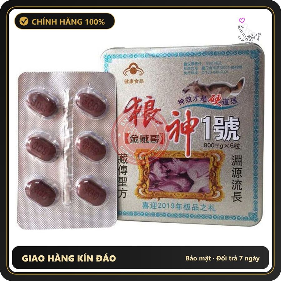 (Che Tên) Viên Uống Sói Bạc Mông Cổ Tăng Cường Sức Khỏe Chuẩn Auth