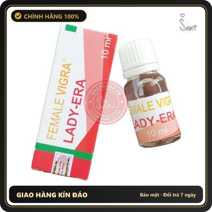 (Che Tên) LADY ERA Hỗ Trợ Sinh Lý Nữ – Hàng USA – Dạng Nước 329624 Hộp Trắng Kín