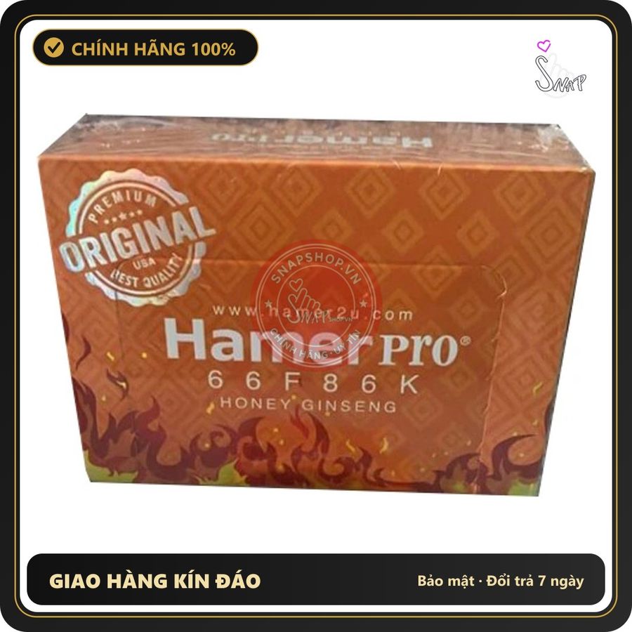 (Che Tên) Kẹo Sâm HamerPro 66F86F Vị Mật Ong Malaysia Lẻ 1 Viên - Hàng Mới Về