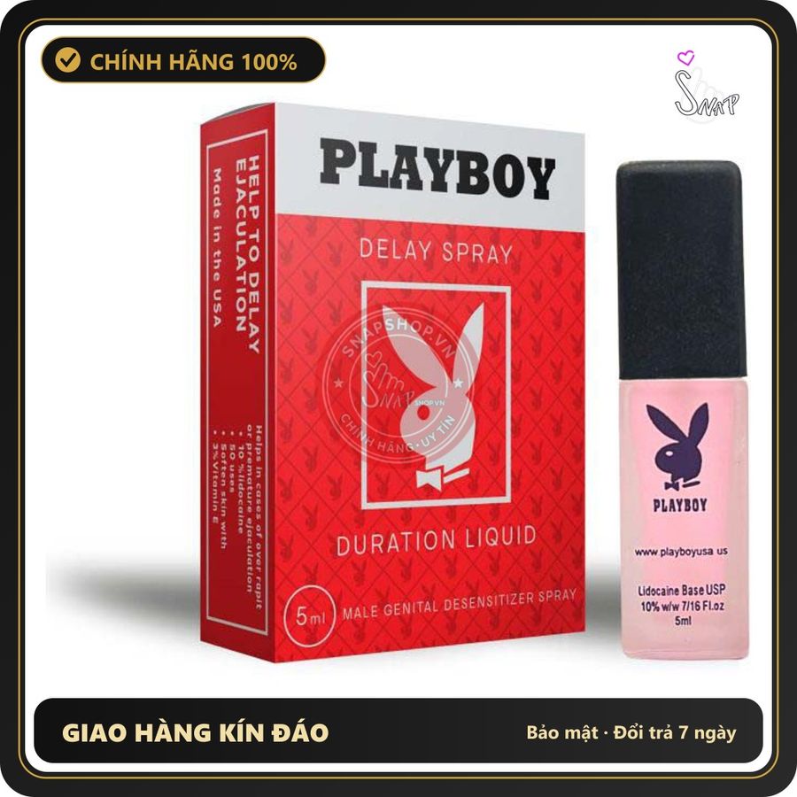 (Che Tên) Xịt Anh PlayBoy Red – Chai 5ml - Snapshop