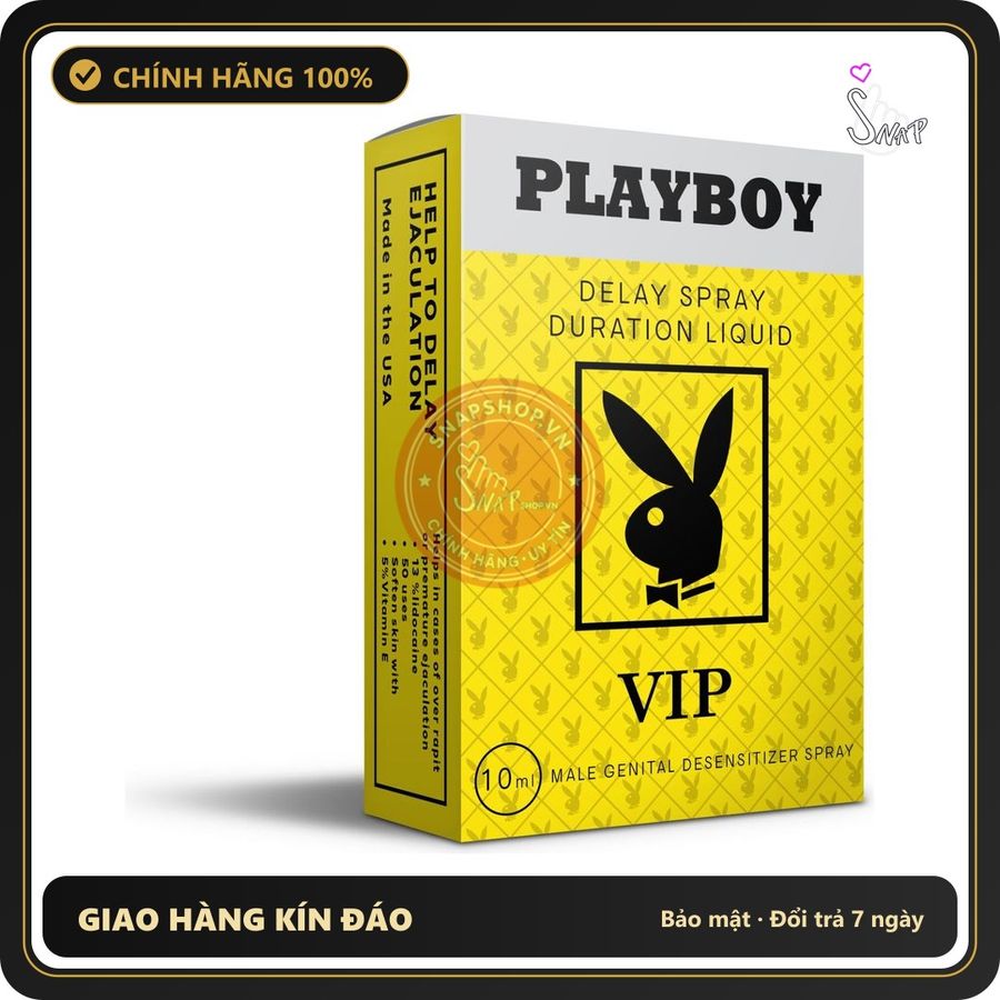(Che Tên) Xịt Anh PlayBoy Vip – Chai 10ml Bảo Mật Tuyệt Đối