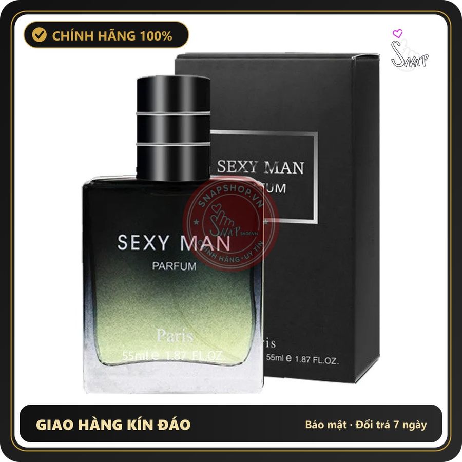 (Che Tên) Nước Hoa Kích Thích Sexy Man Parfum - Chai 55ml Hỗ Trợ 24/7