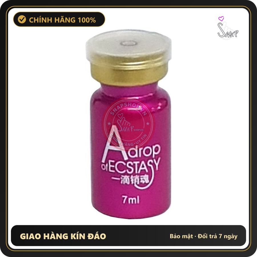 (Che Tên) Nước Adrop Of Ecstasy USA - Sản Phẩm Hỗ Trợ - Chai 7ml Hỗ Trợ 24/7