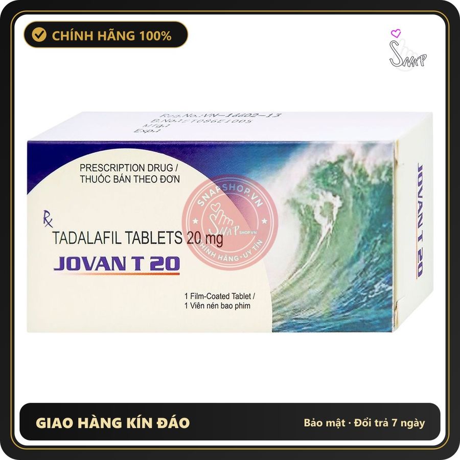 (Che Tên) Viên Uống Hỗ Trợ Phái Mạnh T20 Cadila - Vỉ 1 Viên - Hàng Mới Về