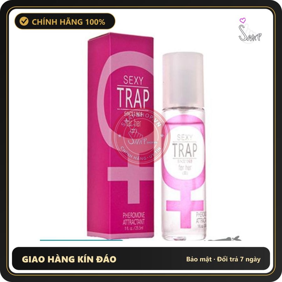 (Che Tên) Nước Hoa Kích Thích Nam Sexy Trap For Her – Chai 50ml Chuẩn Auth