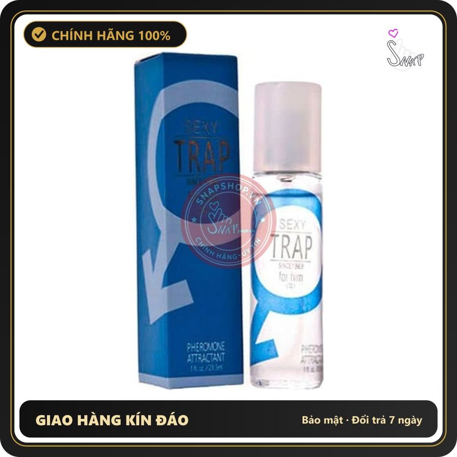 (Che Tên) Nước Hoa Tăng Ham Muốn Cho Nữ Sexy Trap For Him – Chai 29.5ml Bảo Mật Tuyệt Đối