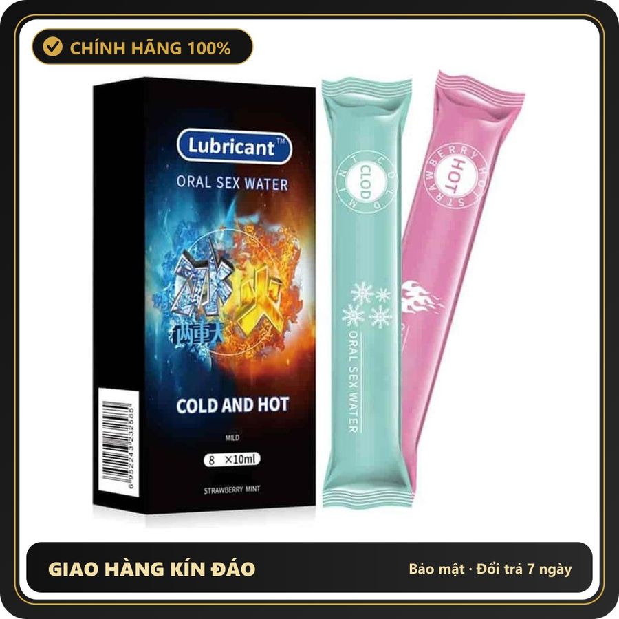 (Che Tên) Nước Thần Tình Yêu Băng Hỏa BJ – 1 Cặp Xanh Lạnh, Hồng Nóng 345612 Cao Cấp Bảo Đảm
