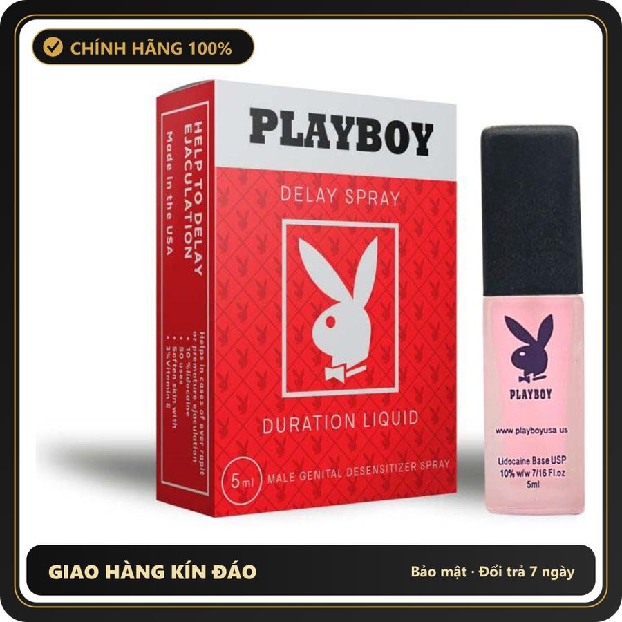 (Che Tên) Xịt Thơm Cơ Thể UK PlayBoy Red – 5ml - Hàng Mới Về