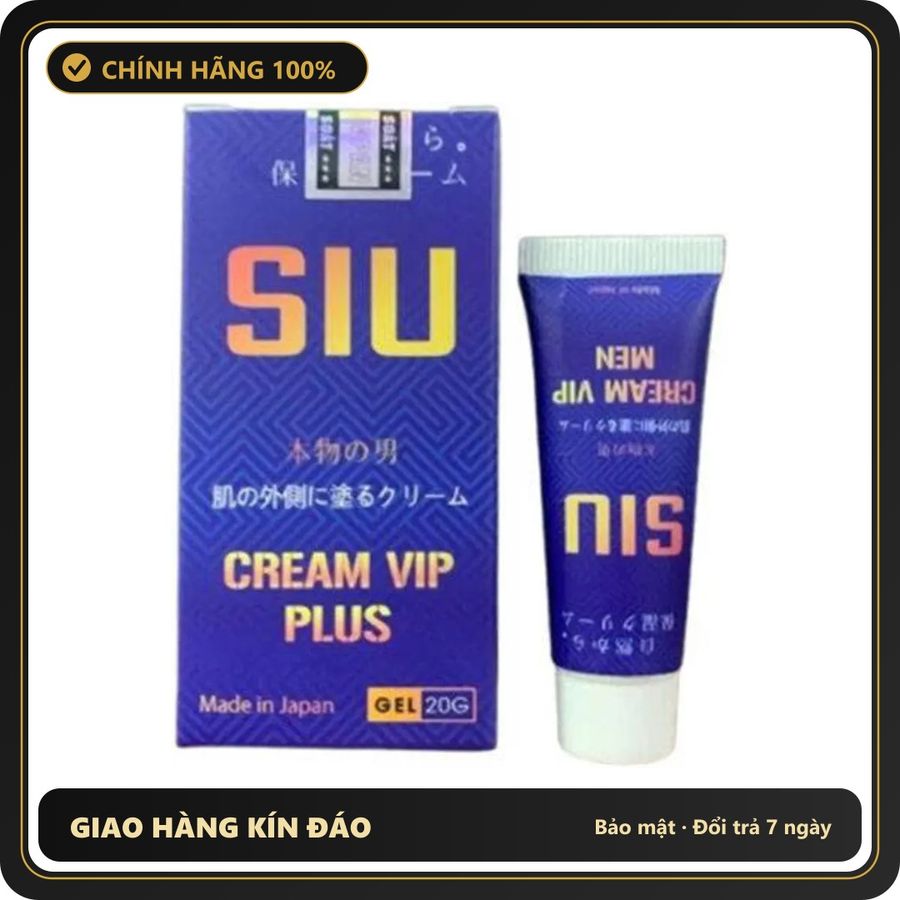 (Che Tên) Kem Siu Vip Plus Nhật Kem Bôi Ngoài Da Không Nóng Không Rát Chính Hãng 347019 Chuẩn Auth