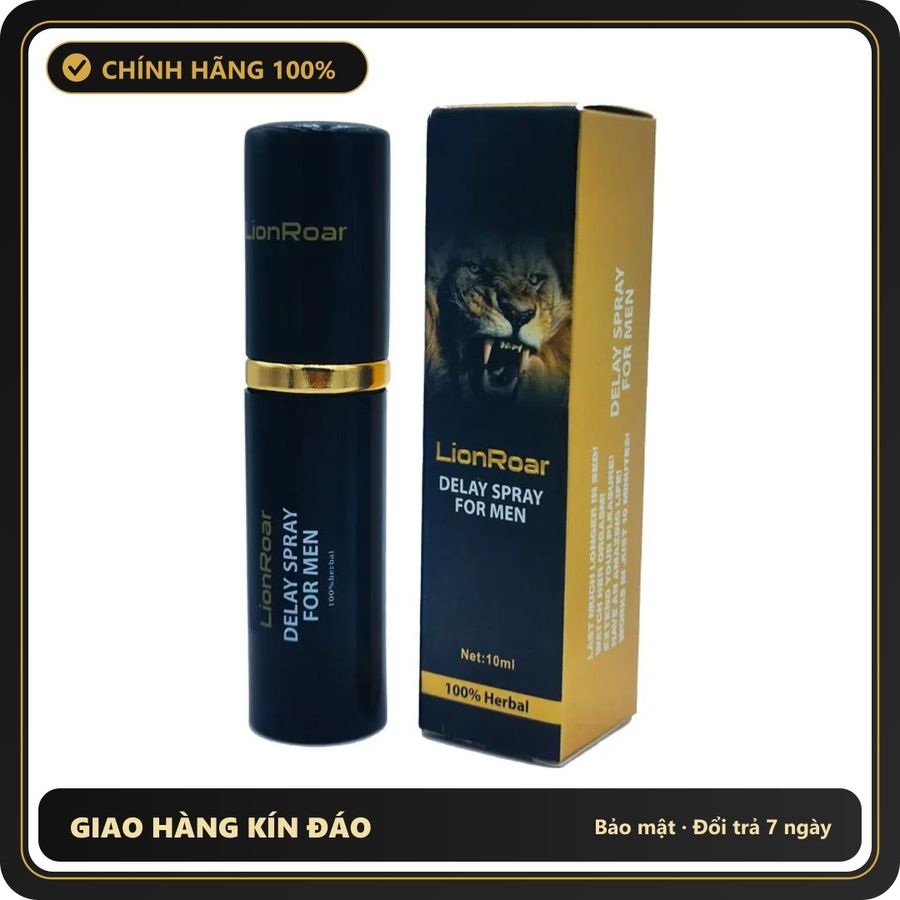 (Che Tên) Xịt Thơm Cơ Thể USA - Lion Roar – 10ml Hộp Trắng Kín
