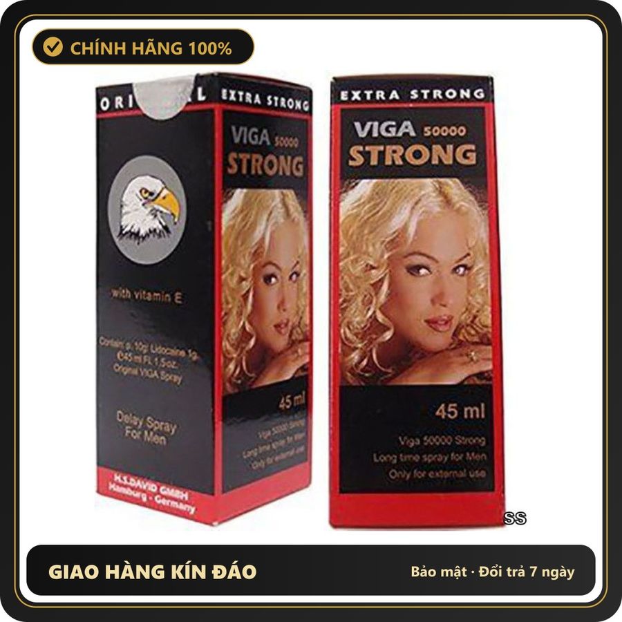 (Che Tên) Xịt Thơm Cơ Thể Đức - Viga Strong 50000 – 45ml Giao Nhanh Toàn Quốc