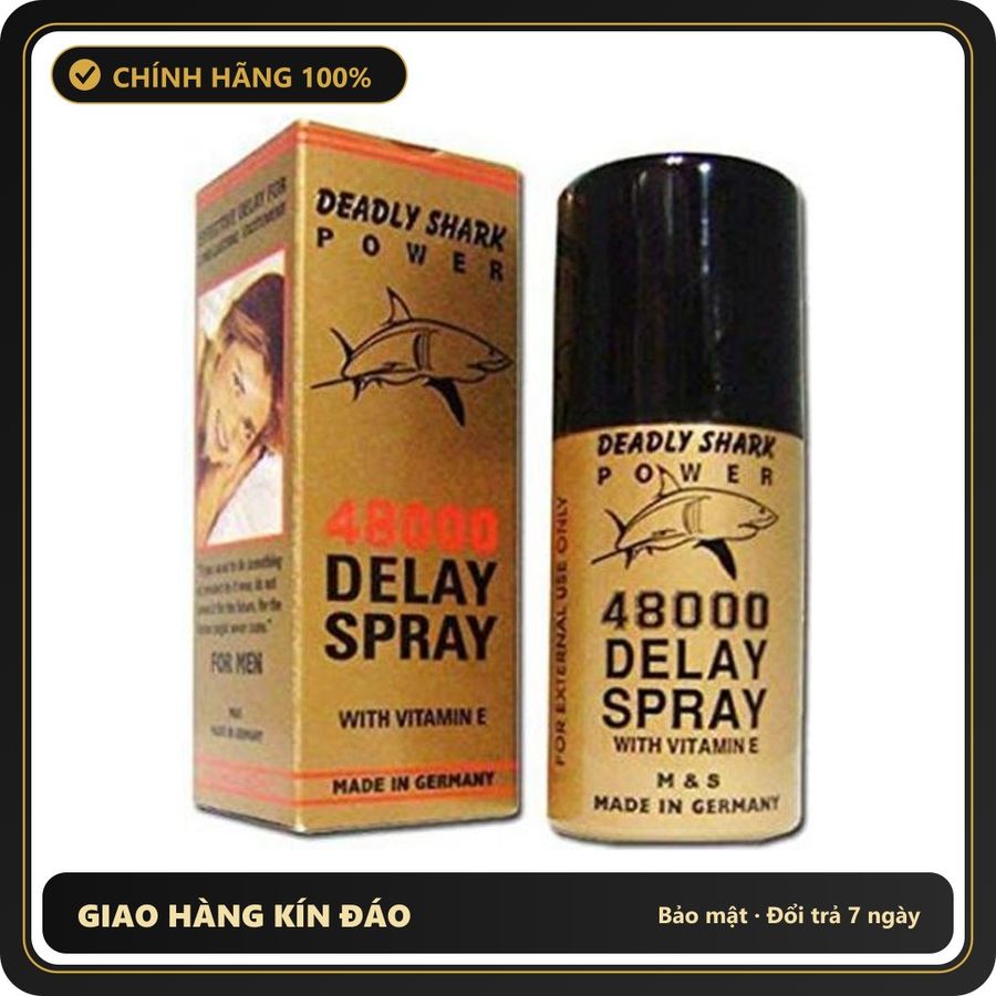 (Che Tên) Xịt Thơm Cơ Thể Đức - Deadly Shark 48000 – 45ml Hỗ Trợ 24/7