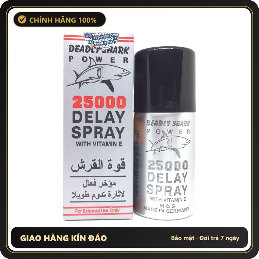 (Che Tên) Xịt Thơm Cơ Thể Đức - Deadly Shark 25000 – Chai 40ml 365930 Bảo Mật Tuyệt Đối
